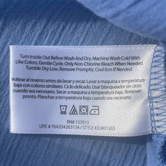 Isaac Mizrahi Daisy Swim Cover-Up in Grapemist Blue - Picture 15 of 16